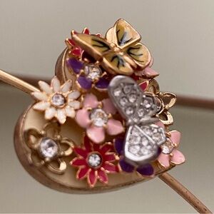 Floral Butterfly Heart Juicy Couture Headband